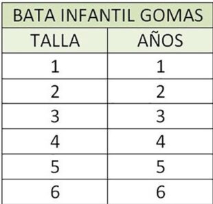 BATA INFANTIL CUADROS GOMAS CONTRASTE 65/35 MOD. E21